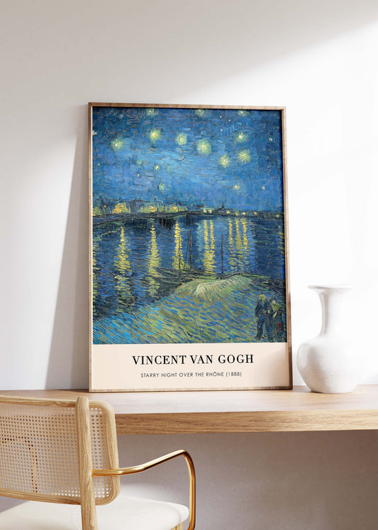 Starry Night Over the Rhône | Van Gogh