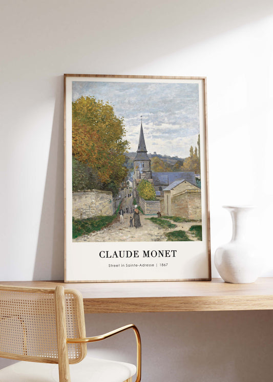 Street in Sainte-Adresse (1867) | Claude Monet