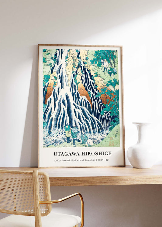 Kirifuri Waterfall at Mount Kurokami | Utagawa Hiroshige | Japanese Wall Art