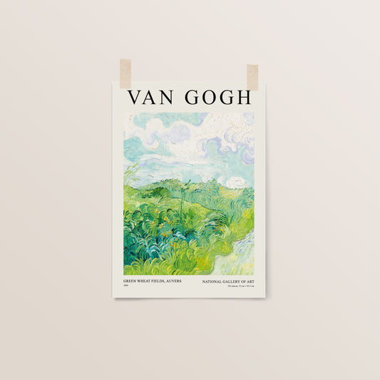 Green Wheat Fields | Vincent Van Gogh