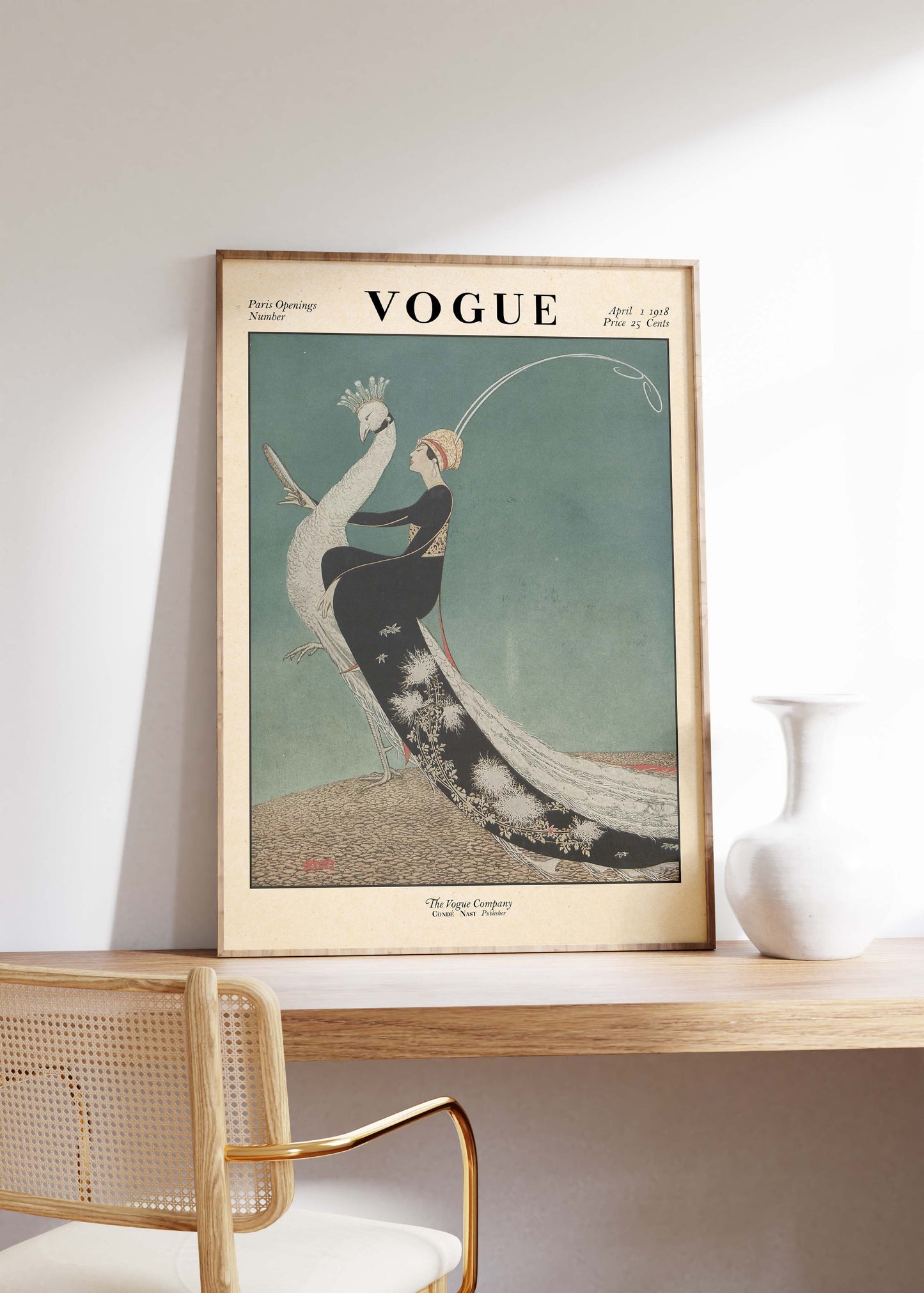 Vogue 1918 Print | Vintage Magazine Cover