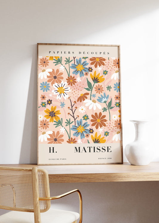 Flower Market Print | Wildflower | Matisse Art Exhibition Poster