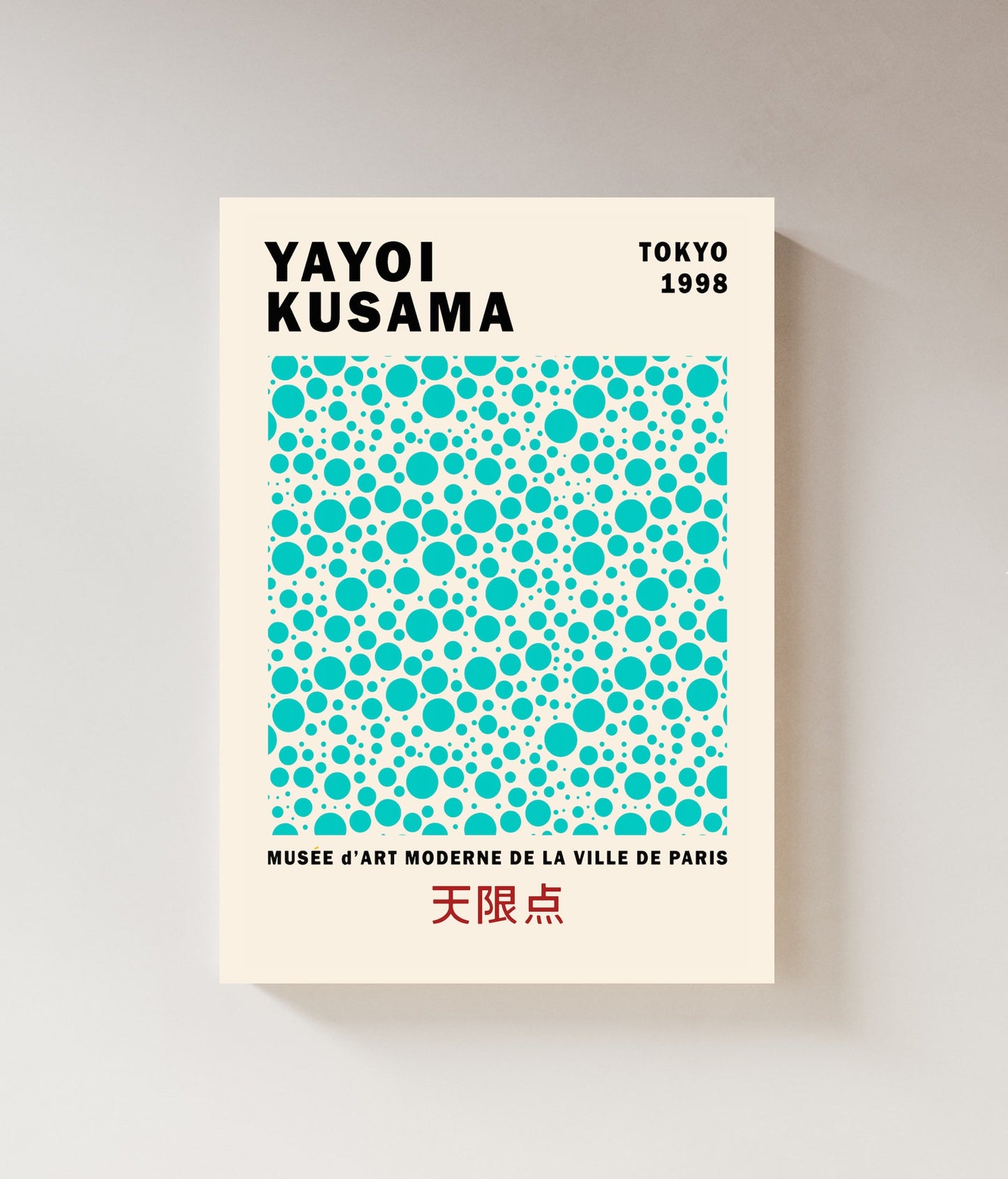 Tokyo 1998 (Teal) | Yayoi Kusama