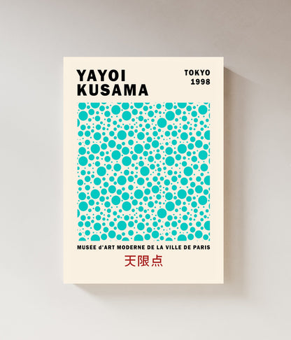 Tokyo 1998 (Teal) | Yayoi Kusama