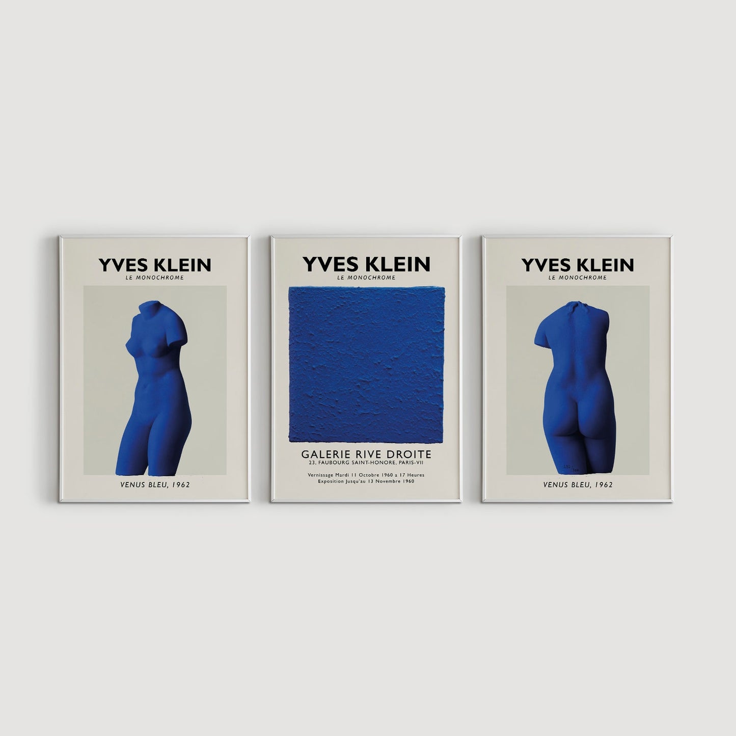 Yves Klein Print Set | Gallery Wall | Set of 3