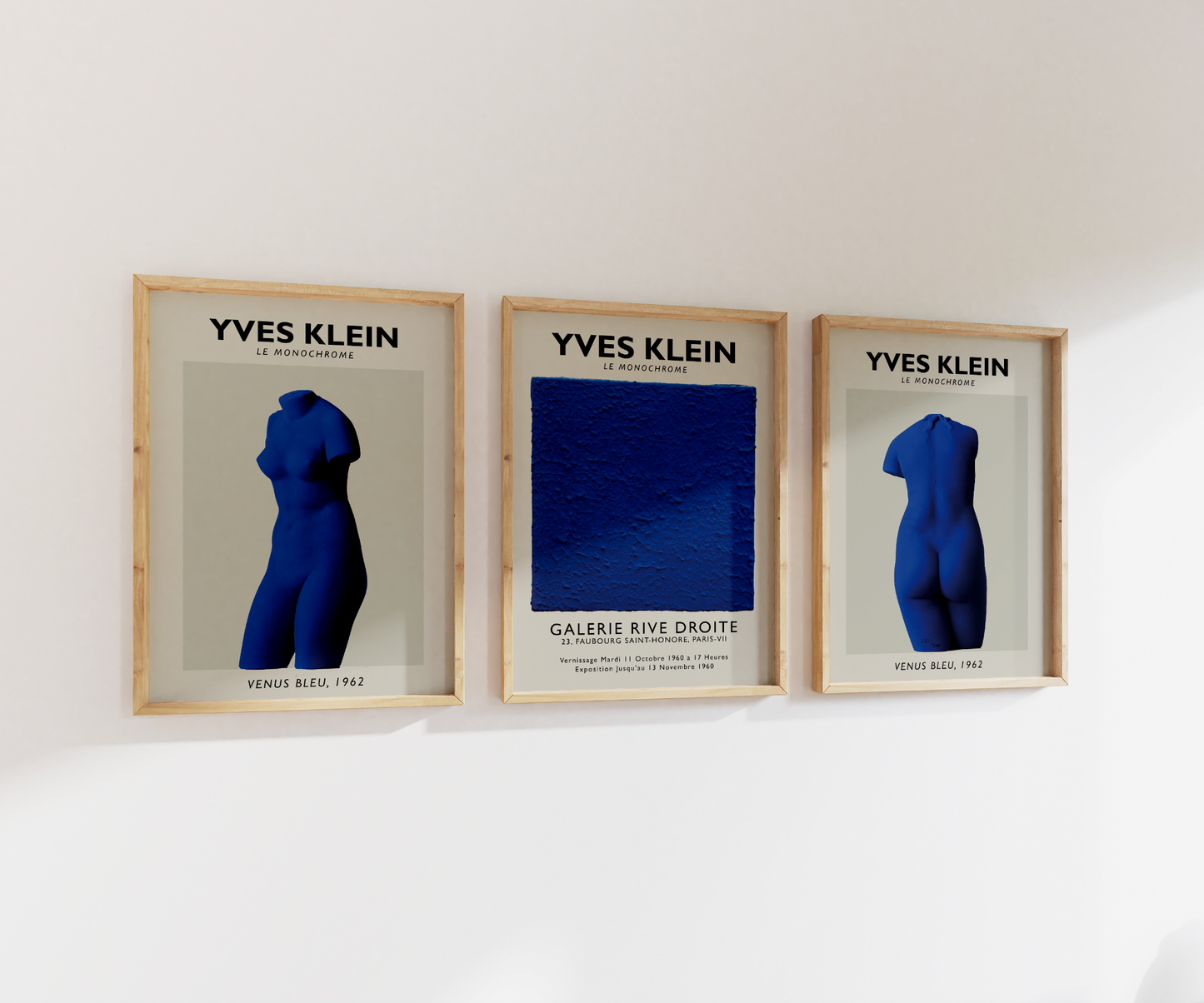 Yves Klein Print Set | Gallery Wall | Set of 3