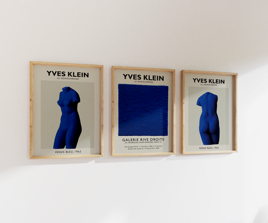 Yves Klein Print Set | Gallery Wall | Set of 3