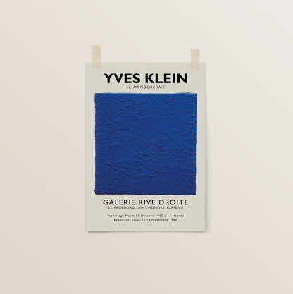 Galerie Rive Droite | Yves Klein Exhibition