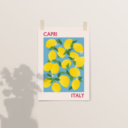 Fruit Market Print | Capri, Italy