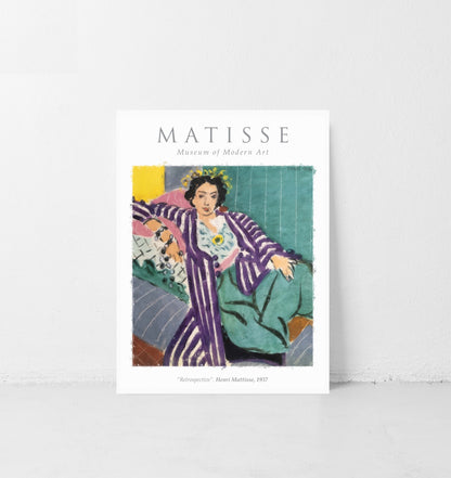 Matisse Wall Art Exhibition | Poster Painting | Retrospective Print