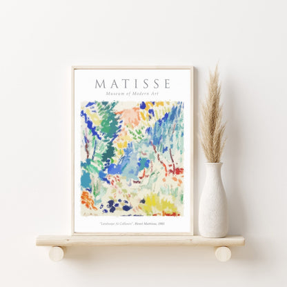 Matisse Wall Art Exhibition | Landscape at Collioure Print