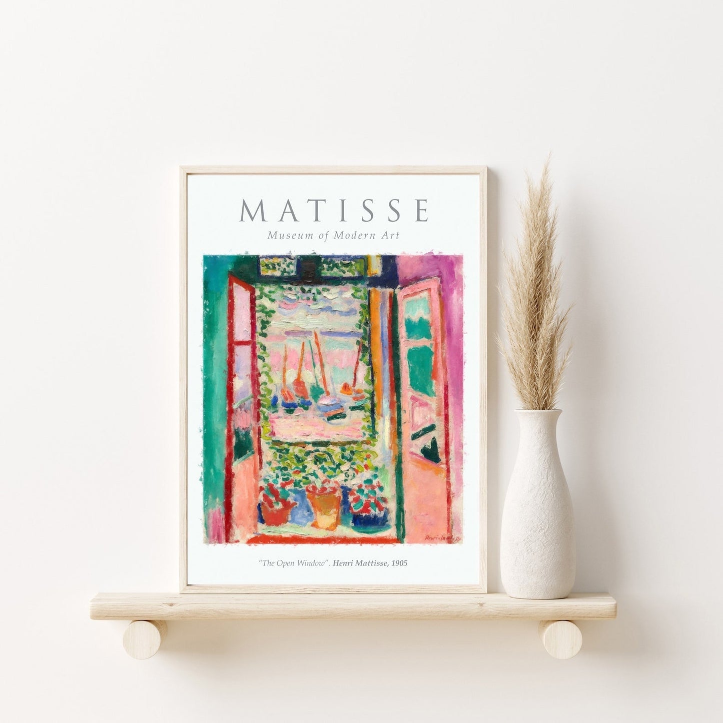 Matisse Wall Art Exhibition | The Open Window Print