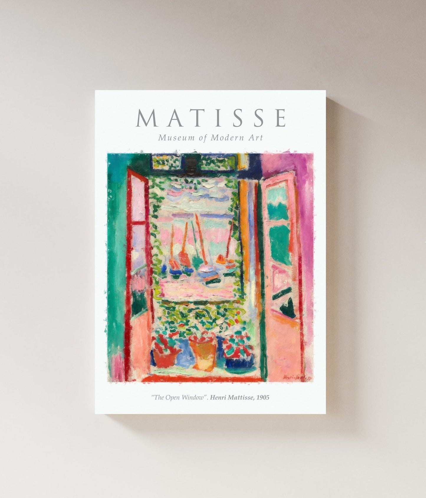 Matisse Wall Art Exhibition | The Open Window Print