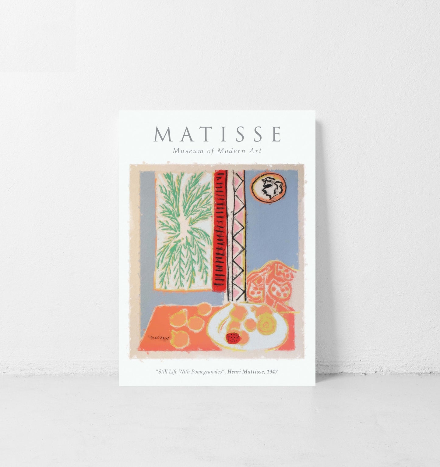 Matisse Wall Art Exhibition | Still Life with Pomegranates Print