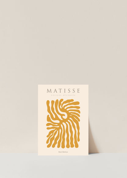 Matisse Wall Art Exhibition | Papiers Decoupes | Henri Matisse Inspired Print