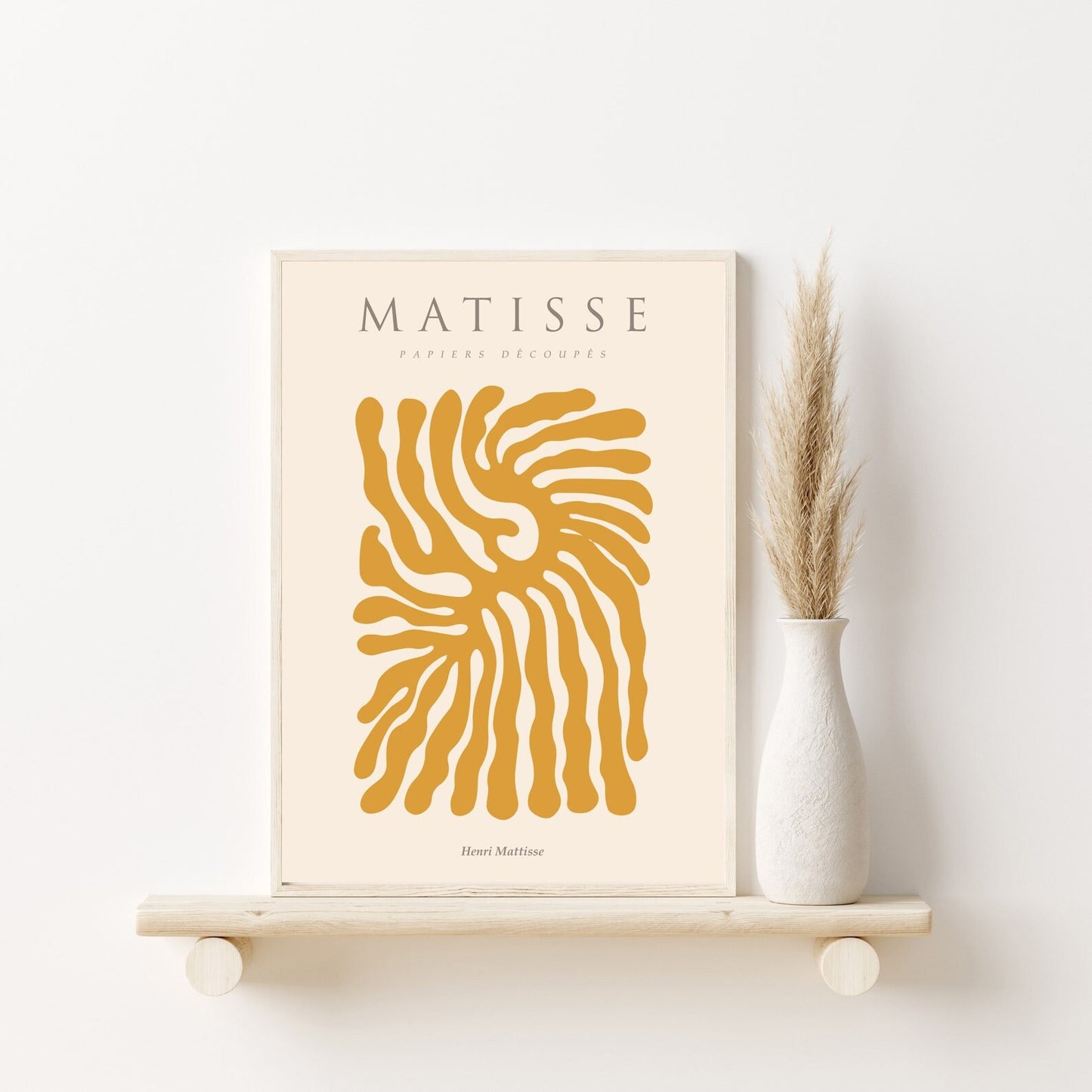 Matisse Wall Art Exhibition | Papiers Decoupes | Henri Matisse Inspired Print