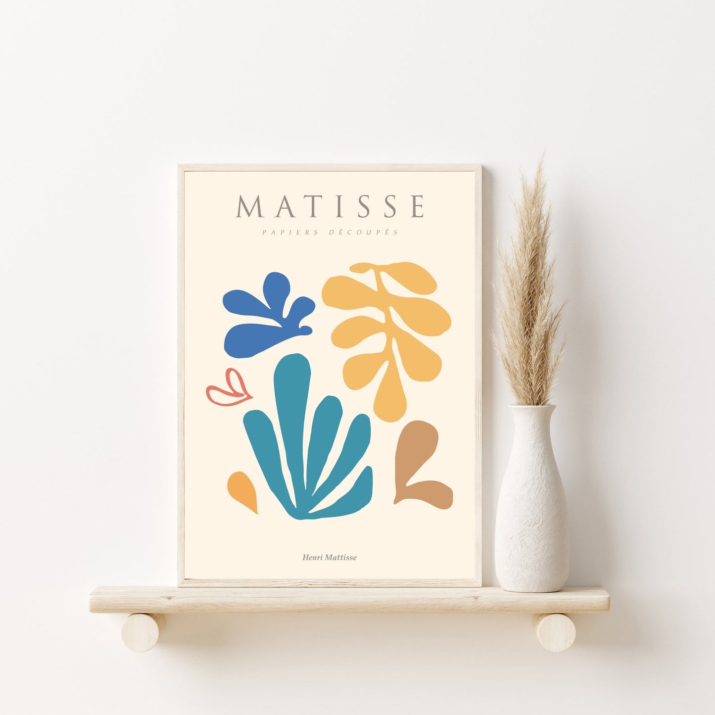 Matisse Wall Art Exhibition | Papiers Decoupes Pastel Print