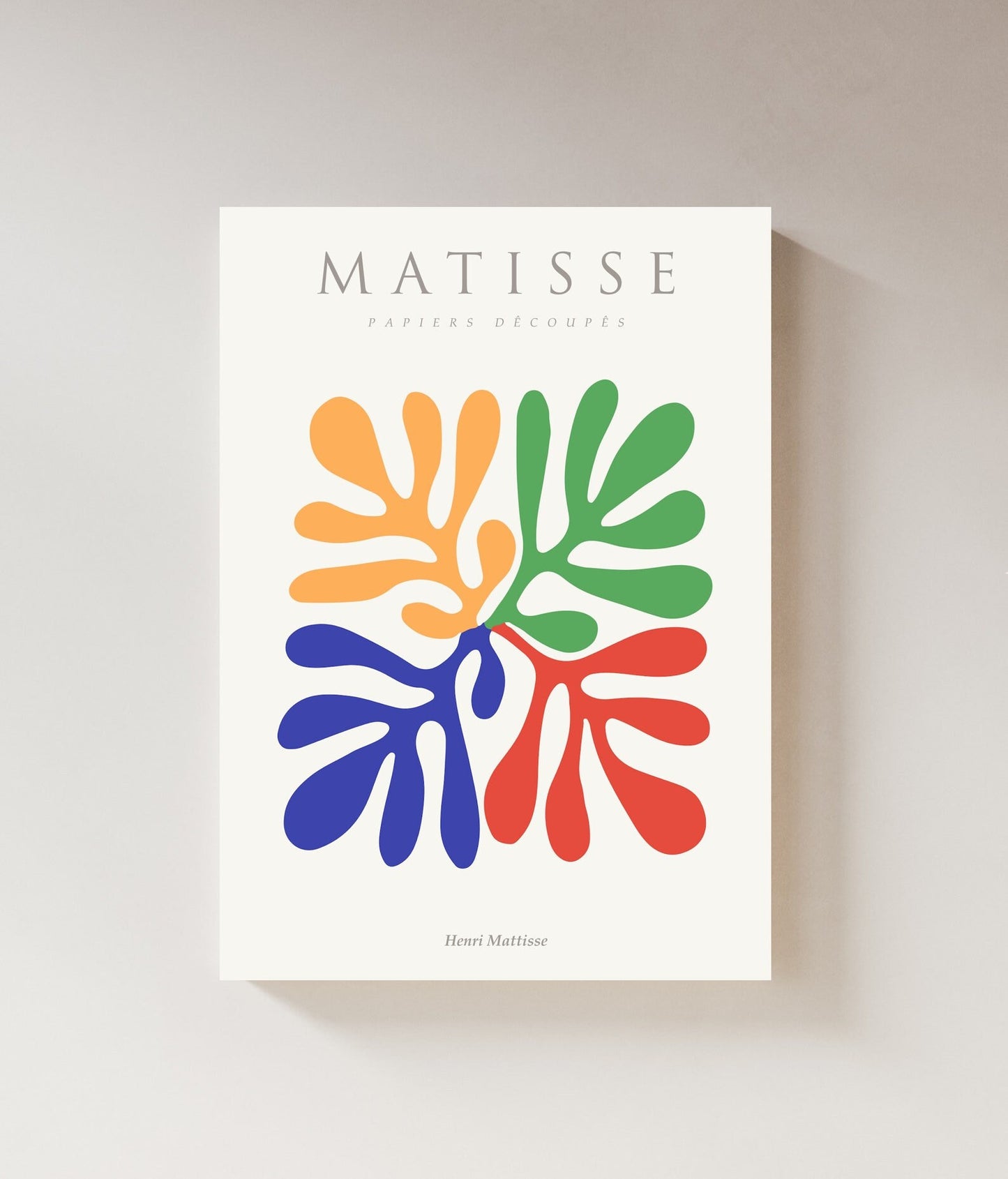 Matisse Wall Art Exhibition | Flower Cut Out Print