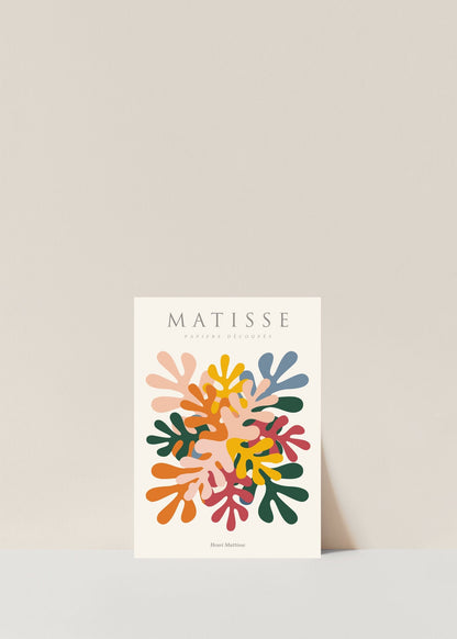 Matisse Wall Art Exhibition | Papiers Decoupes Colorful Print