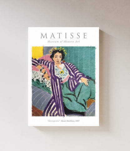 Matisse Wall Art Exhibition | Poster Painting | Retrospective Print