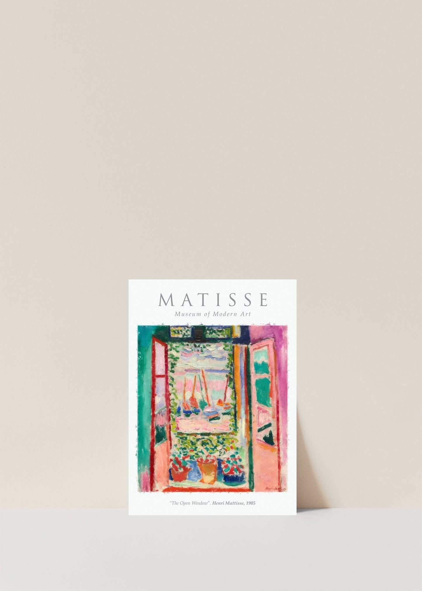 Matisse Wall Art Exhibition | The Open Window Print