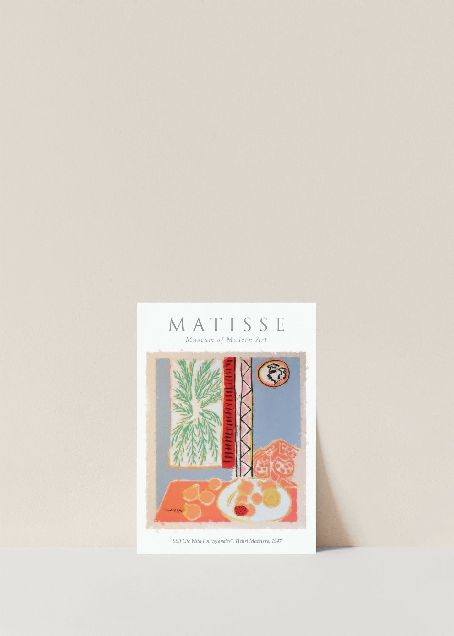 Matisse Wall Art Exhibition | Still Life with Pomegranates Print