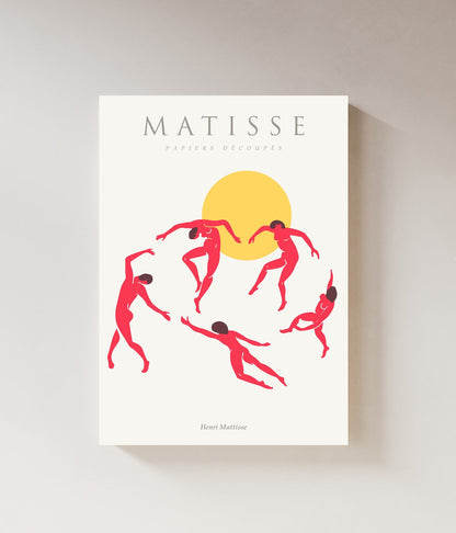 Matisse Wall Art Exhibition | The Dance Poster | Henri Matisse Inspired Print