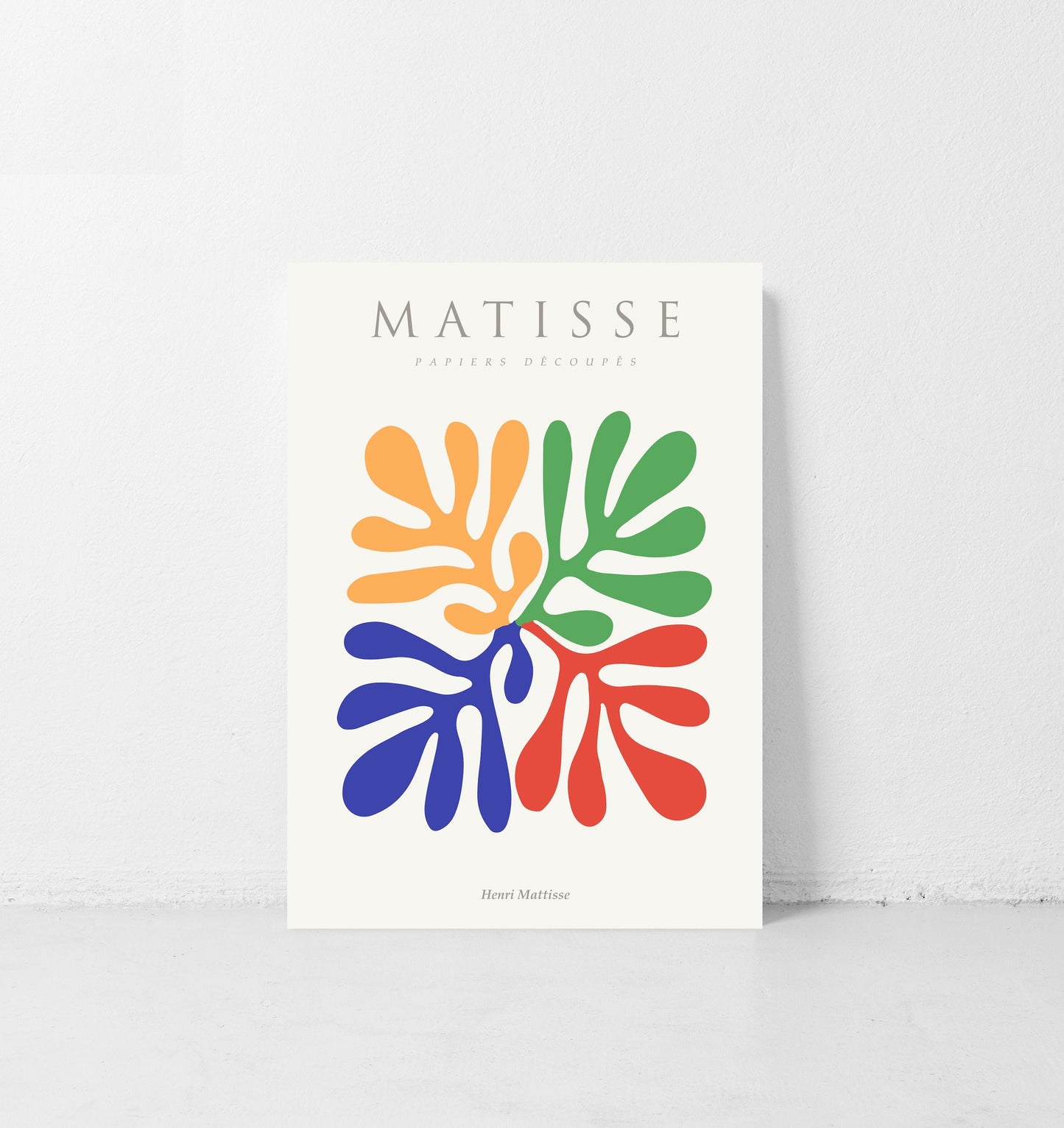 Matisse Wall Art Exhibition | Flower Cut Out Print