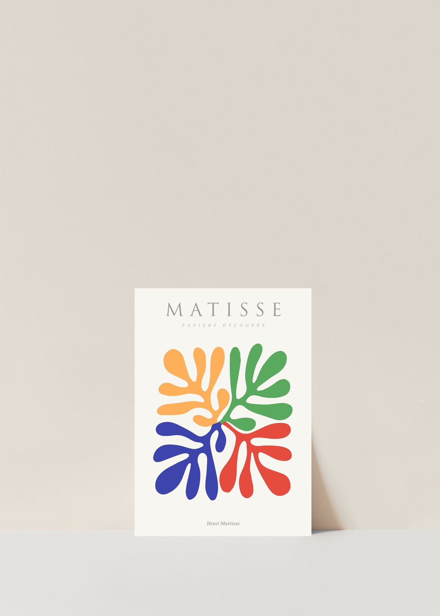 Matisse Wall Art Exhibition | Flower Cut Out Print