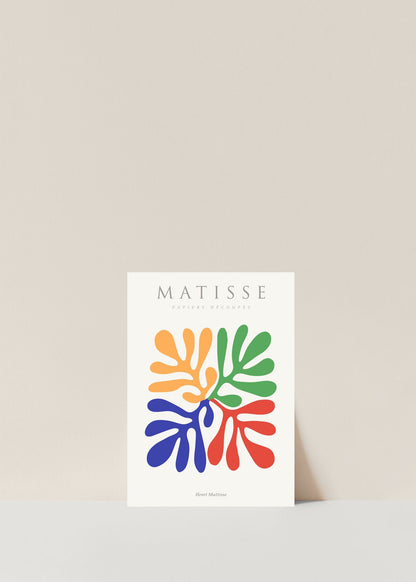 Matisse Wall Art Exhibition | Flower Cut Out Print