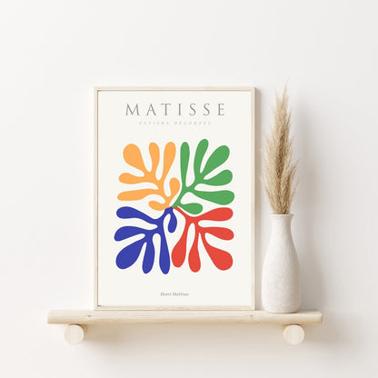 Matisse Wall Art Exhibition | Flower Cut Out Print