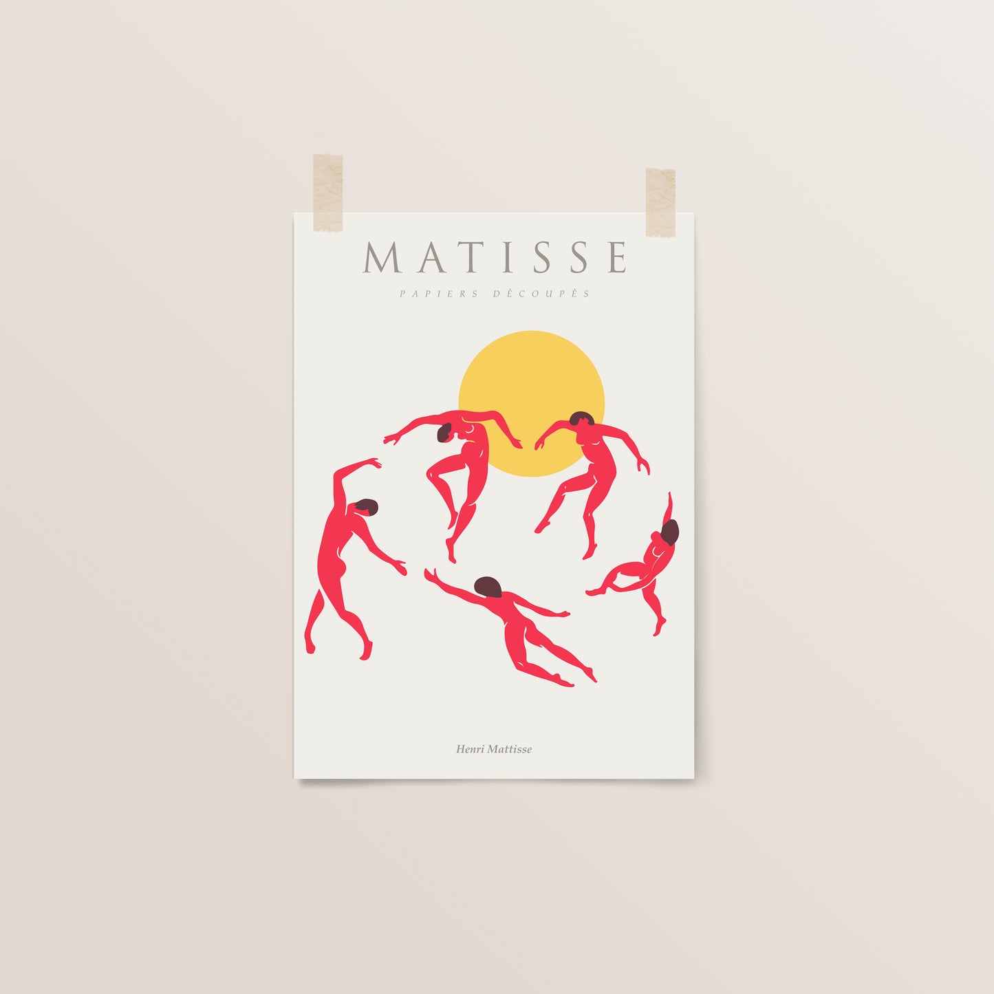 Matisse Wall Art Exhibition | The Dance Poster | Henri Matisse Inspired Print