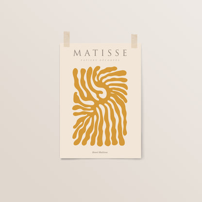 Matisse Wall Art Exhibition | Papiers Decoupes | Henri Matisse Inspired Print