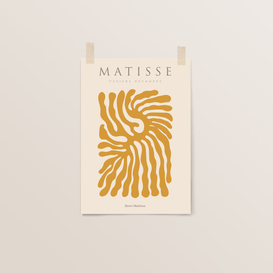 Matisse Wall Art Exhibition | Papiers Decoupes | Henri Matisse Inspired Print