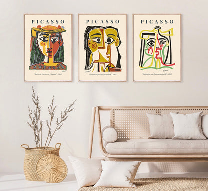 Picasso Print Set | Gallery Wall | Set of 3