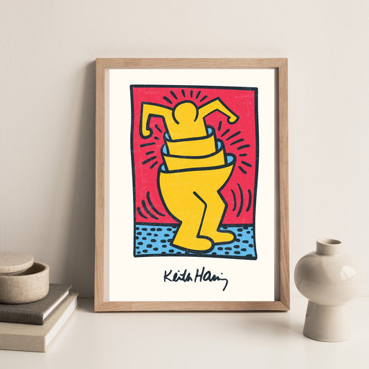 Keith Haring Exhibition | The Cup Man Print
