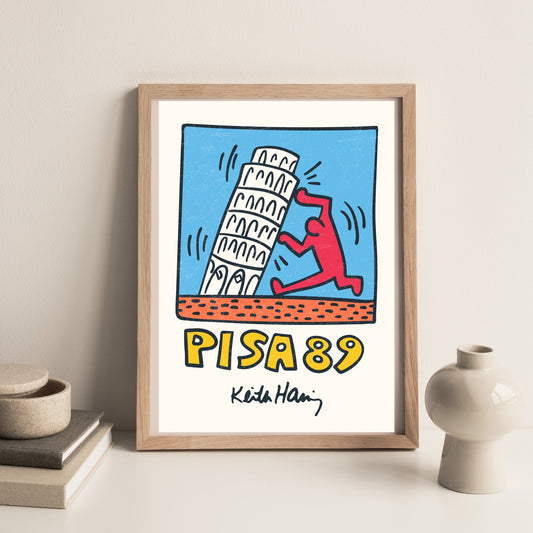 Keith Haring Exhibition | Pisa 1989 Print