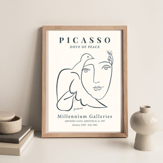 Pablo Picasso Exhibition | Face of Peace Print