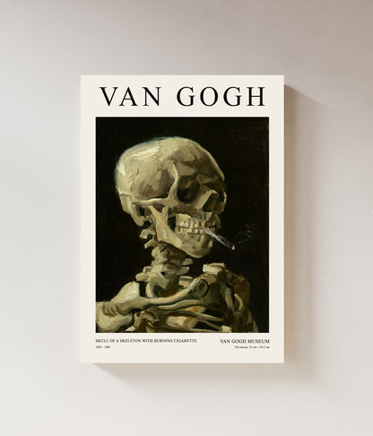 Smoking Skull | Van Gogh Exhibition